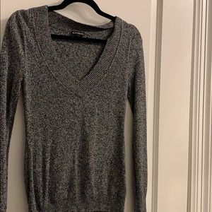 Express sweater black and white medium